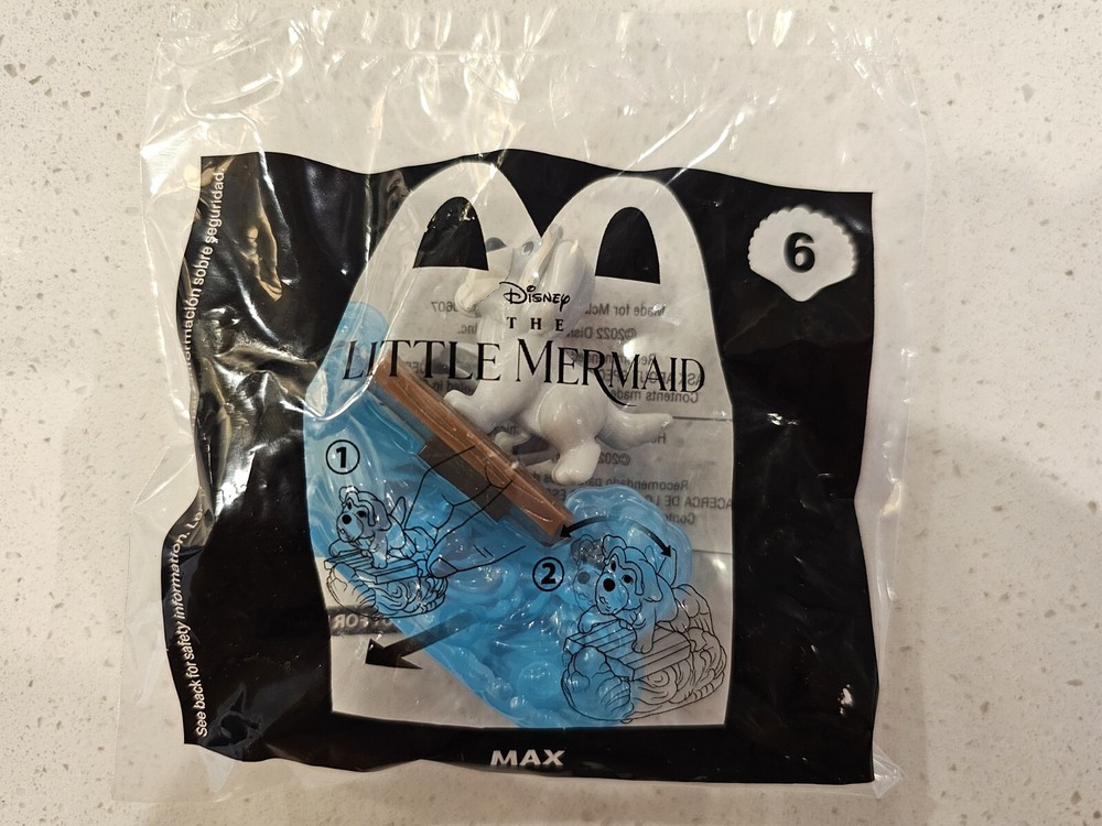 McDonald's Happy Meal Toy The Little Mermaid Max #6 2023 NEW