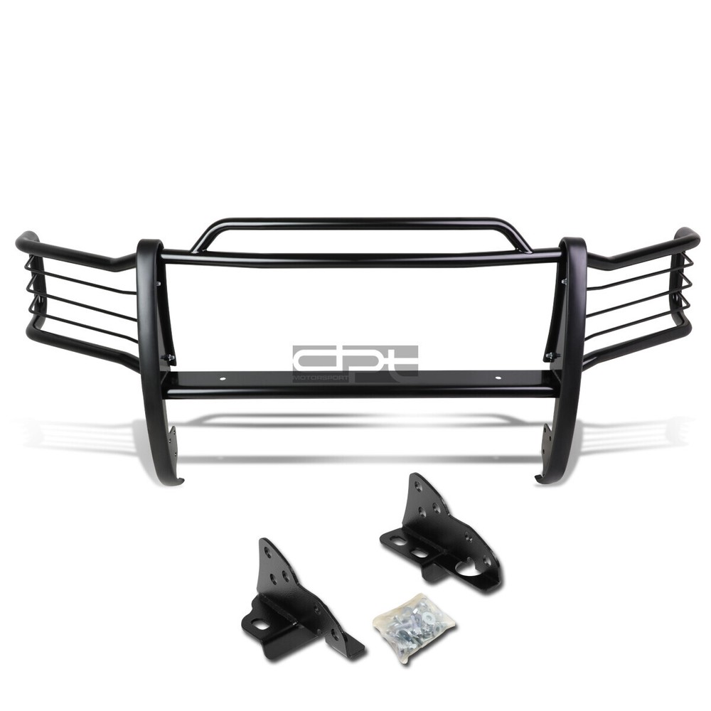 Fit 99-07 F250-F550 Sd Superduty Black Coated Mild Steel Front Grill Frame Guard