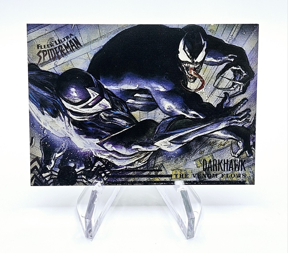 1995 Fleer Ultra Spider-Man Base Card #101 Darkhaw The Venom Flows