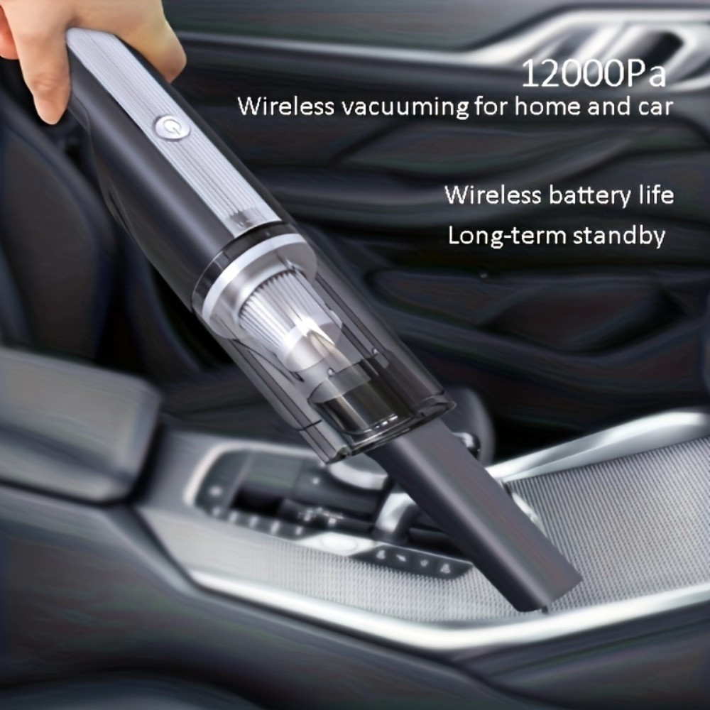 Portable Rechargeable Car Vacuum Cleaner Strong Suction Mini Handheld Home Use