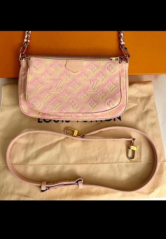 Louis Vuitton Multi Pochette Empriente Summer Stardust Crossbody Bag