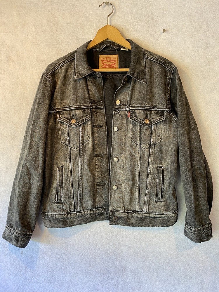 Womens Levi Denim Jean Jacket Size Small