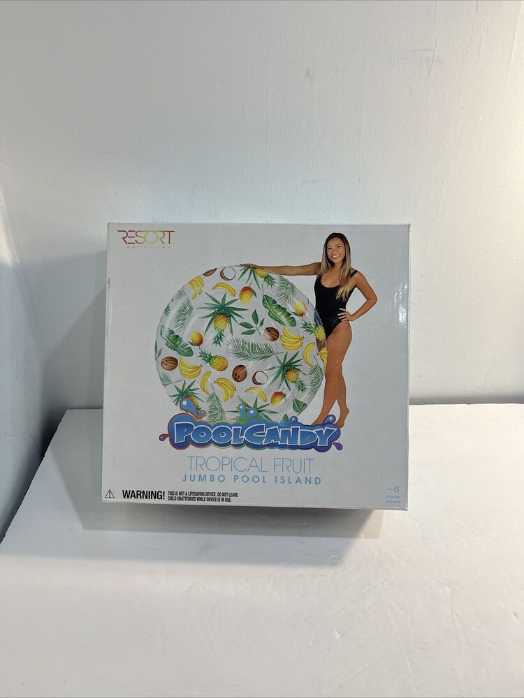 Pool Candy Tropical Fruit Jumbo Pool Island Float Pineapple Coconut Bananas