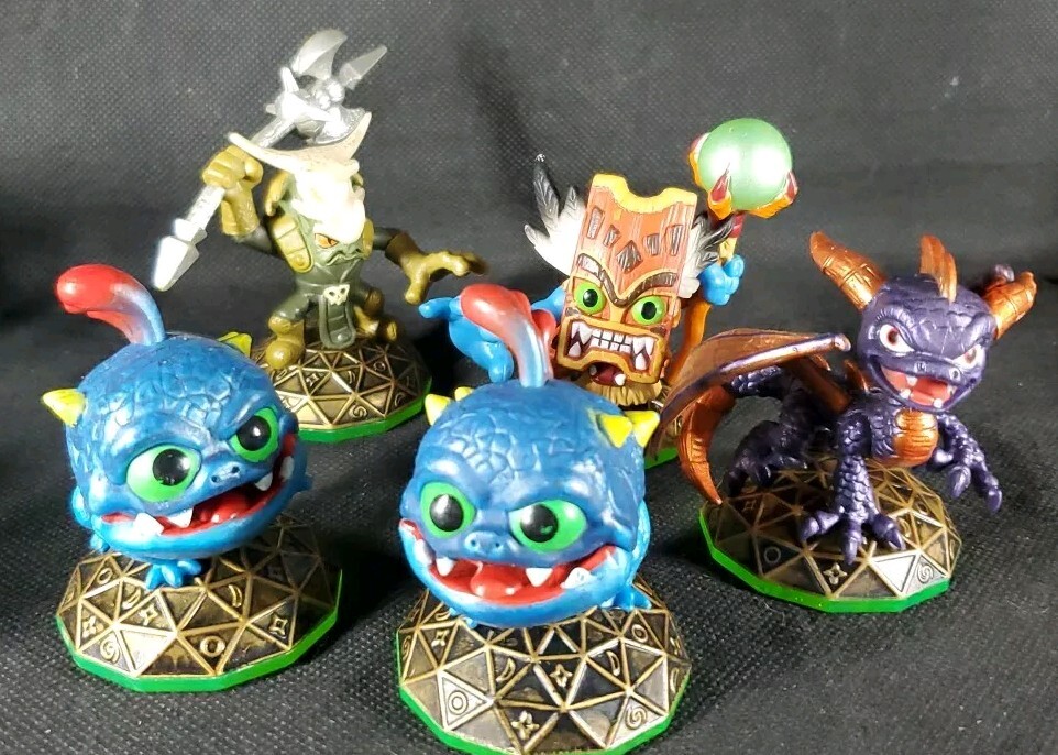 Lot Activision Skylanders Spyro's Adventure Voodood Double Trouble Magic Element-image