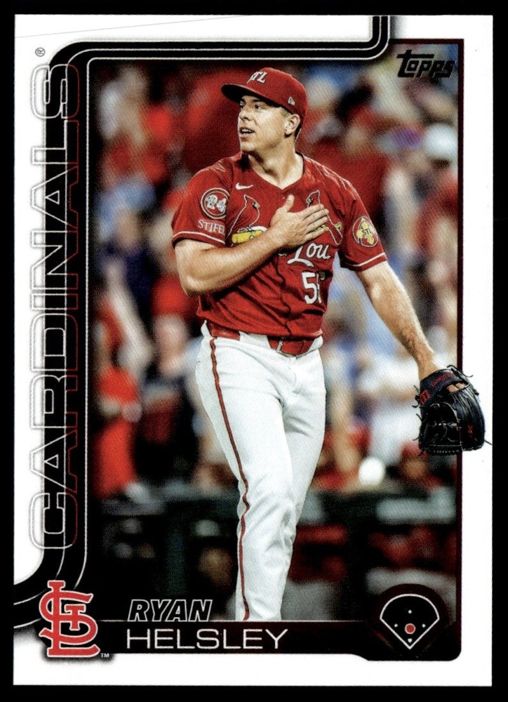 2025 Topps Series 1 Ryan Helsley St Louis Cardinals Baseball Card #241