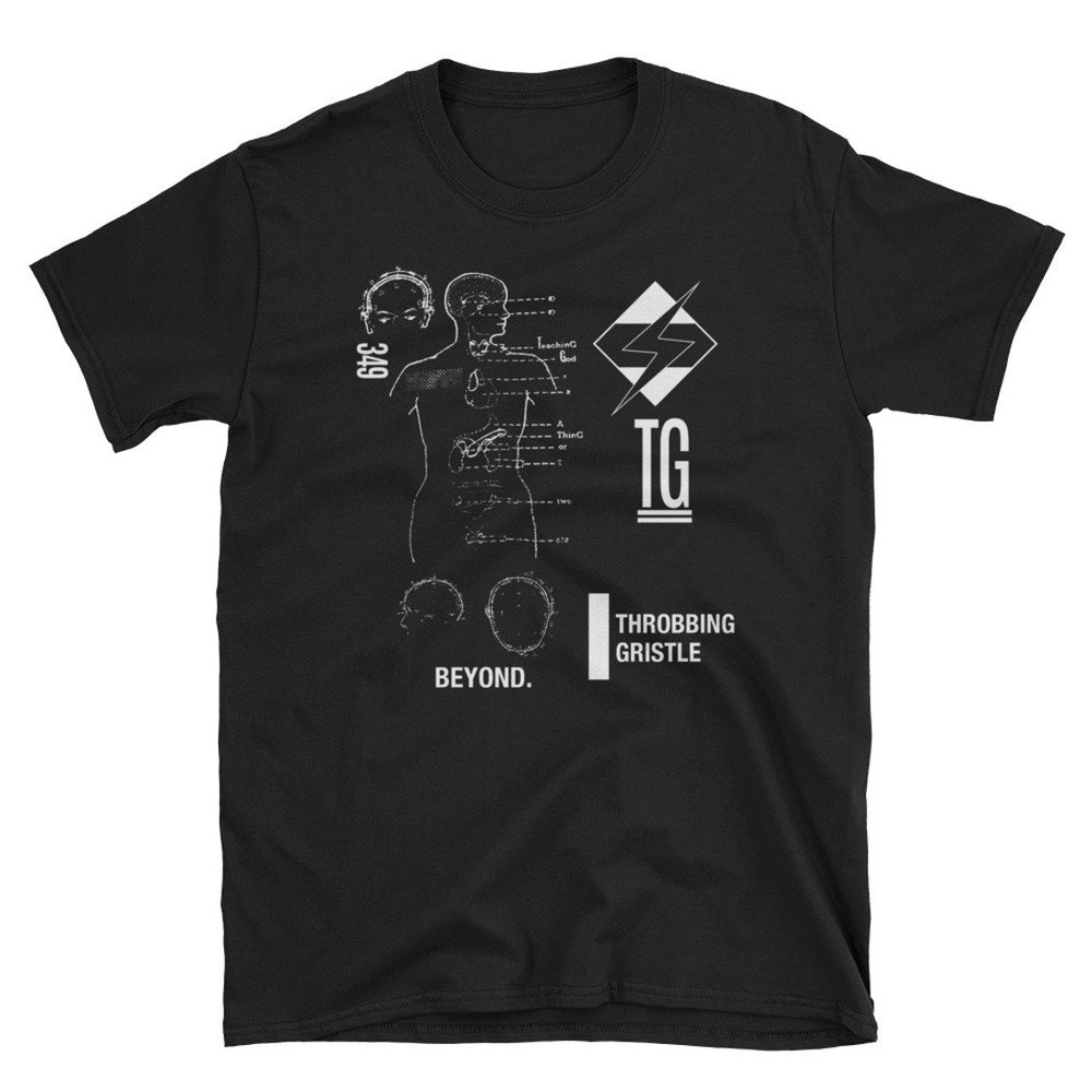 Throbbing Gristle T-Shirt, Psychic TV, Coil, Current 93, Cabaret Voltaire Unisex