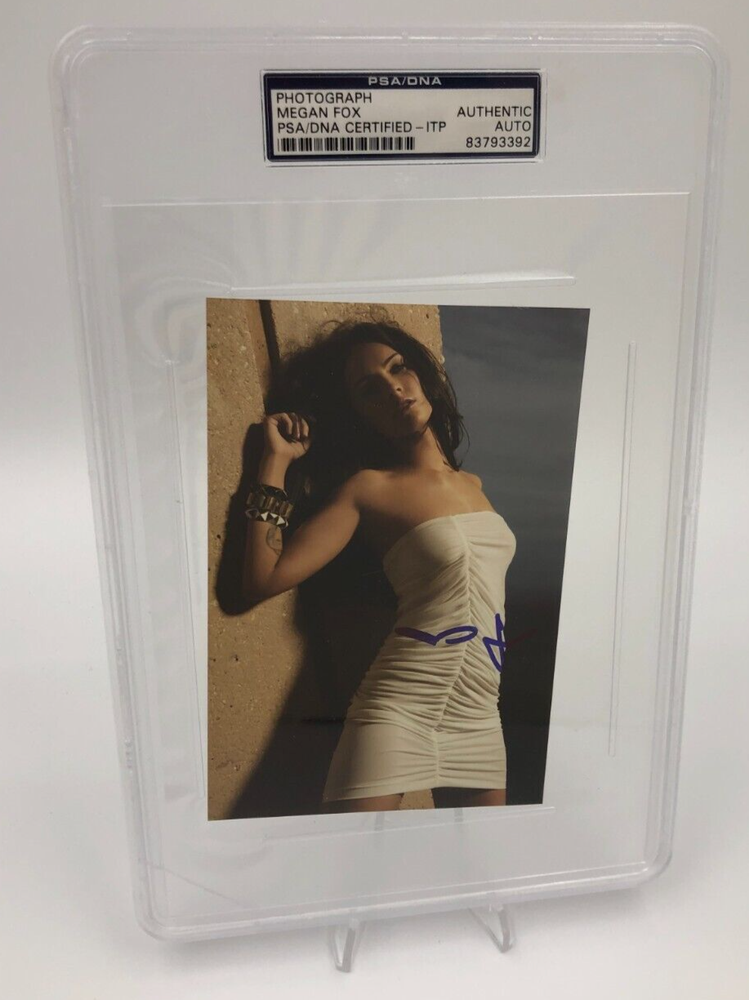MEGAN FOX PSA AUTO ITP Authentic Signed 4