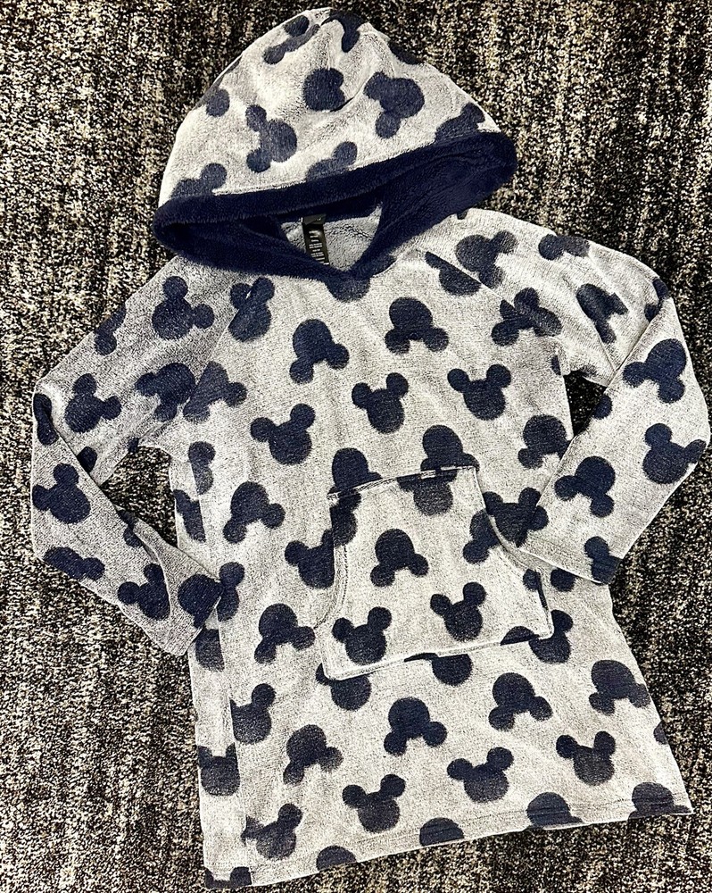 Disney Minnie Mouse Fleece Pocket Hoodie - Soft & Cozy - Size Medium