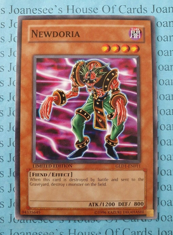 Newdoria GLD1-EN011 Yu-Gi-Oh Limited Edition Gold Rare Card