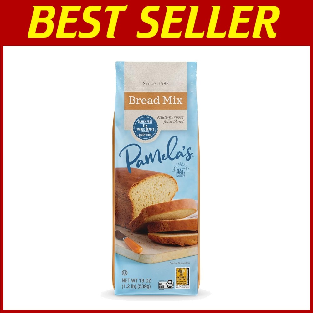 Soft & Delicious Bread Mix, Gluten Free (Pack of 6)