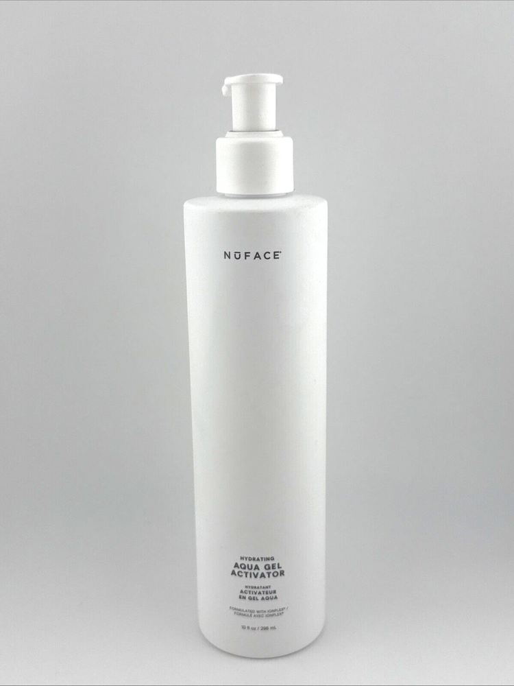 NuFACE Hydrating Aqua Gel Activator W/Hyaluronic Acid 10 oz Exp 06/2026 new