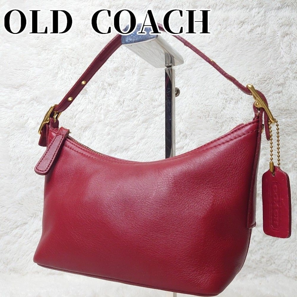 Vintage Coach Mini Handbag Pouch in Excellent Condition with Gold Hardware