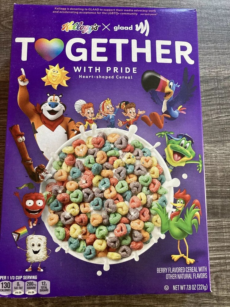 KELLOGG’S All Together Cereal Variety Box LGBT Spirit Day Pride-image