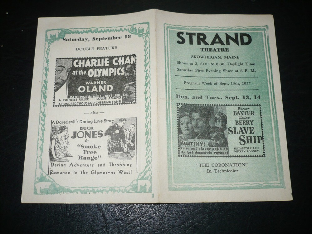 CHARLIE CHAN [Warner Oland] & THE GREAT GUY [James Cagney], orig movie ad flyer