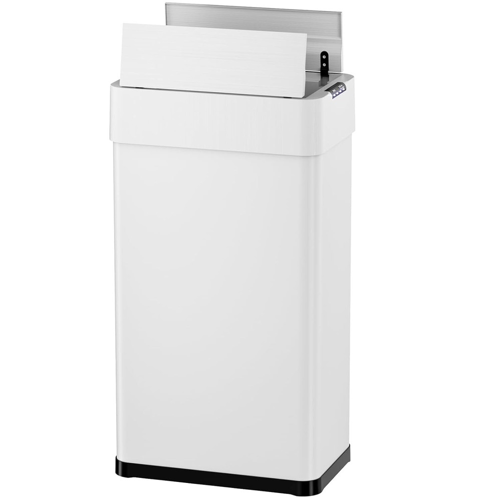 18.5 Gal Motion Sensor Kitchen Trash Can Touchless Garbage Bin Stainless Steel
