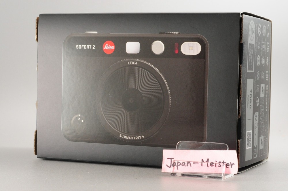 New in Box Leica SOFORT 2 Instant Camera Black 19190 from Japan #3301