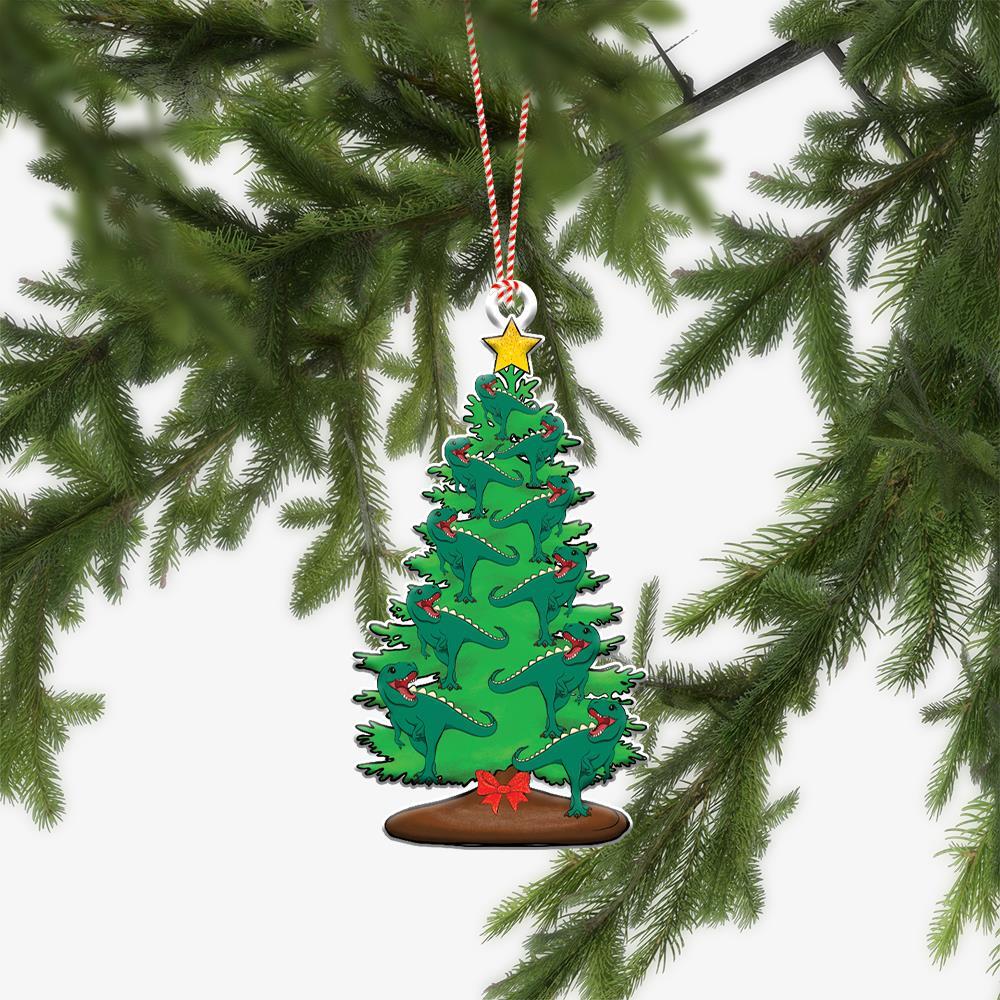 Dinosaur Christmas Ornament  Dinosaur Xmas Ornament  Dinosaur Car Ornament Gift