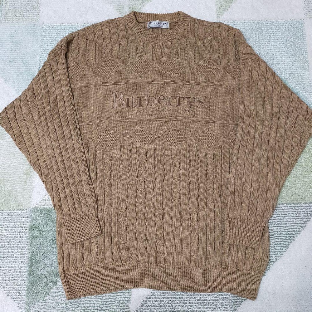 Burberry knit sweater Men's Fashion from Japan