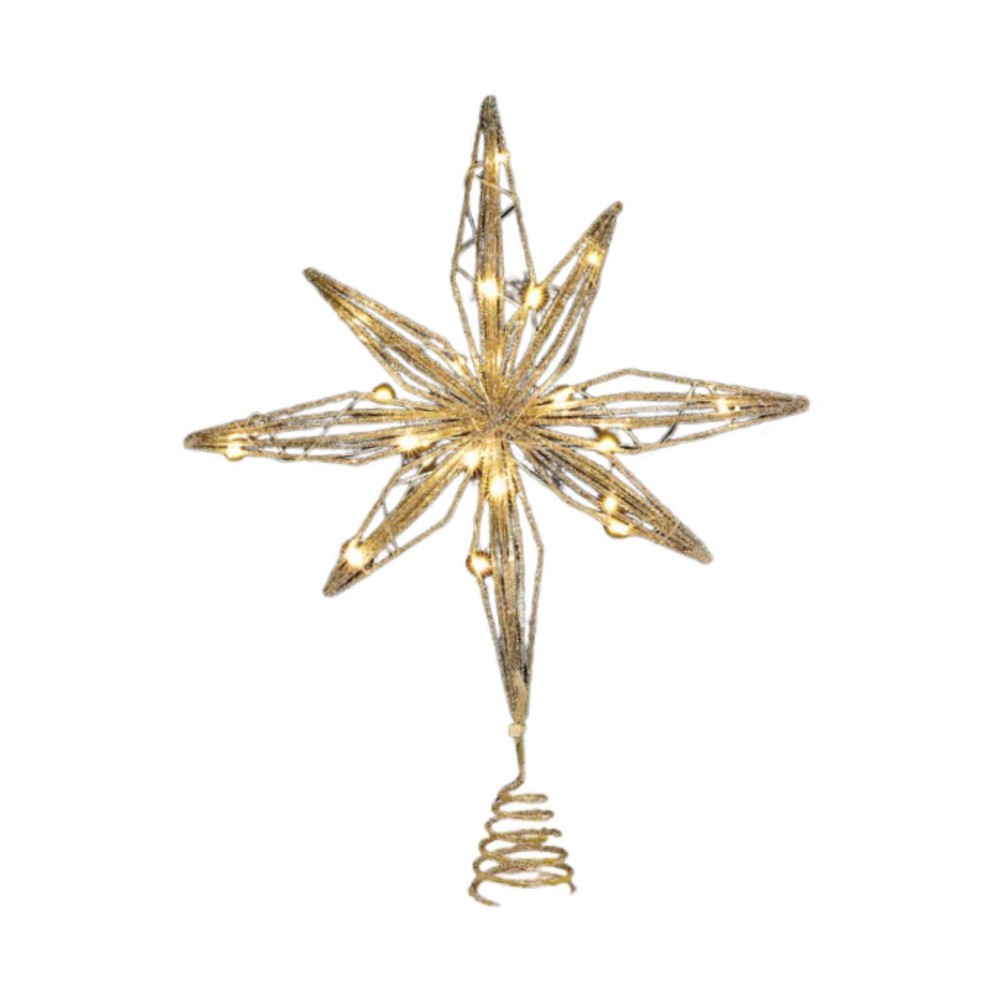 Christmas Tree Topper with Light Festival Layout Classic Sturdy Christmas Tree