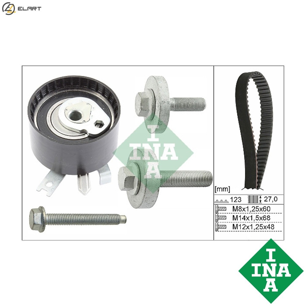 TIMING BELT KIT 530 0197 10 FOR RENAULT SCENIC/II/III/GRAND DUSTER/SUV LOGAN