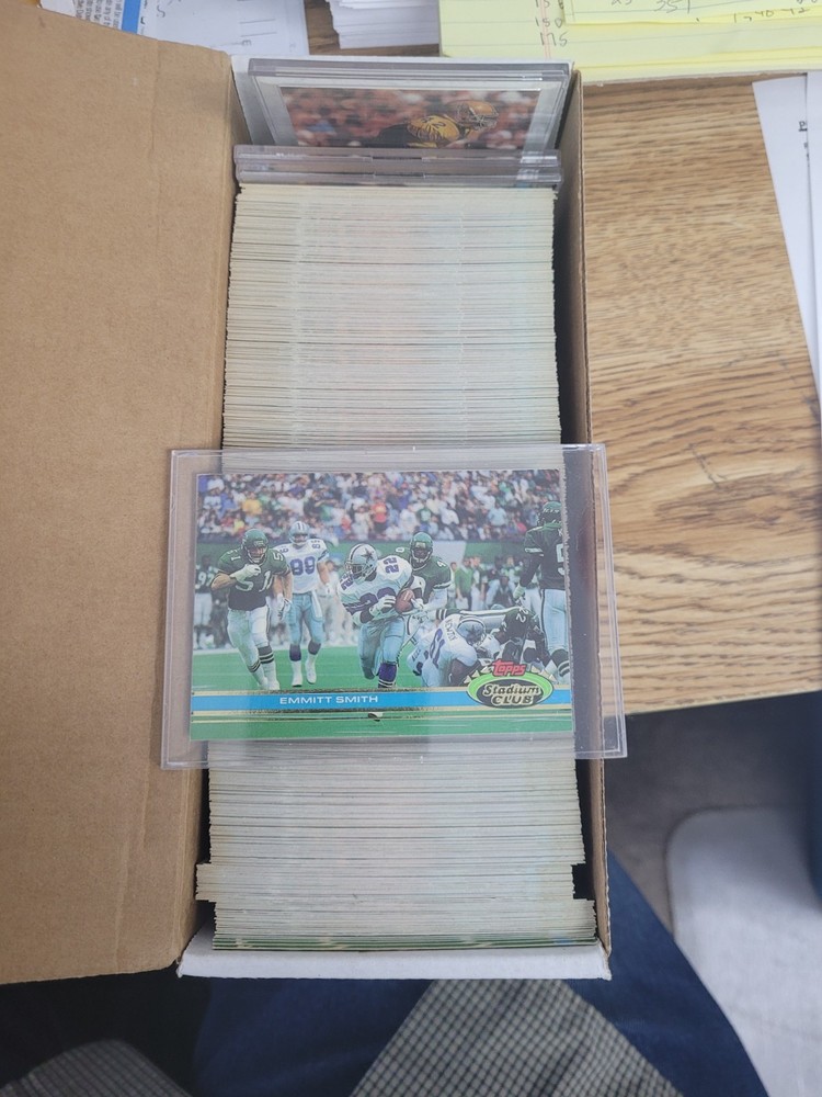 1991 STADIUM CLUB FOOTBALL - COMPLETE SET (1-500) WITH BRETT FAVRE ROOKIE