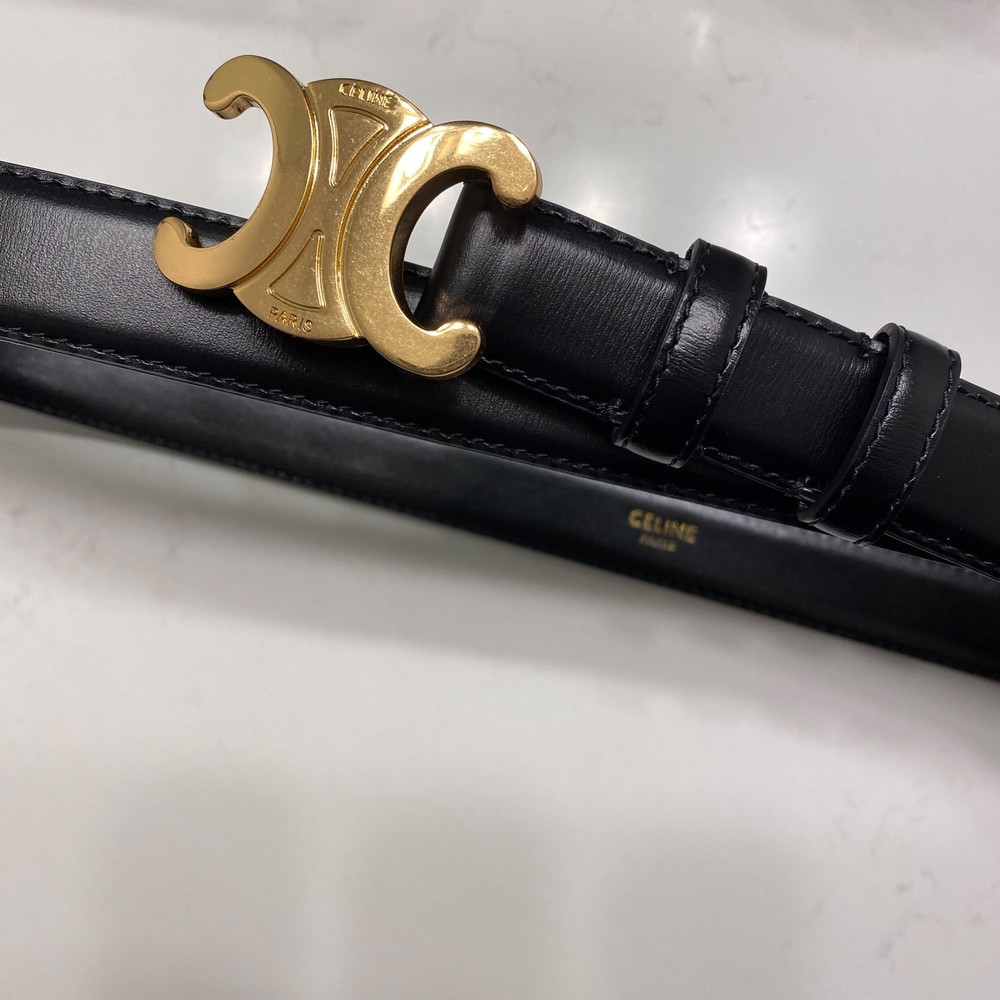 Authentic  Celine Medium Triomphe Belt Size 85