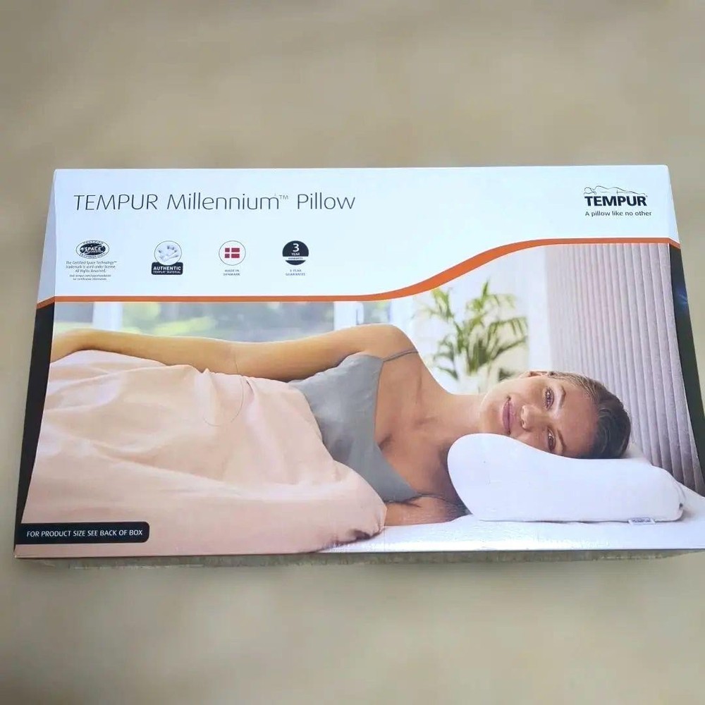 TEMPUR Millennium Neck Pillow Genuine Memory Foam X-Small 54x32x8cm Japan w/ Box
