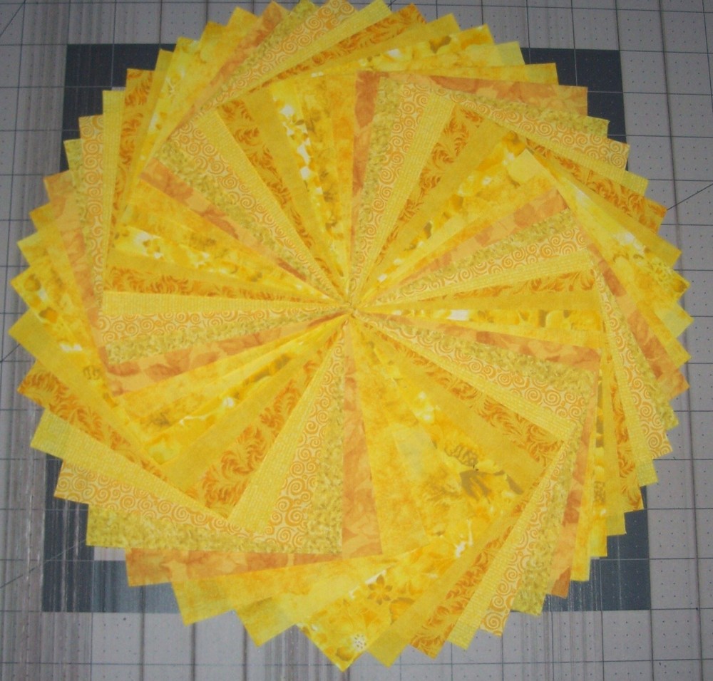 54 Yellow Sunshine to Melon Fabric 5