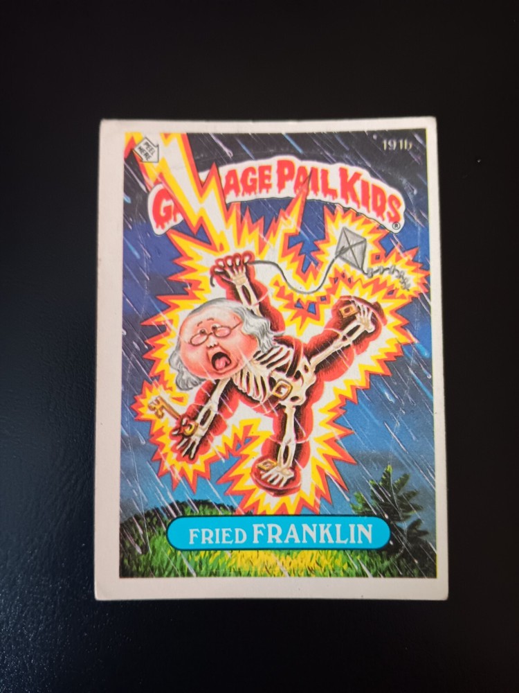 FRIED FRANKLIN  191b 1986 Topps Garbage Pail Kids Original Series 5 GPK OS5
