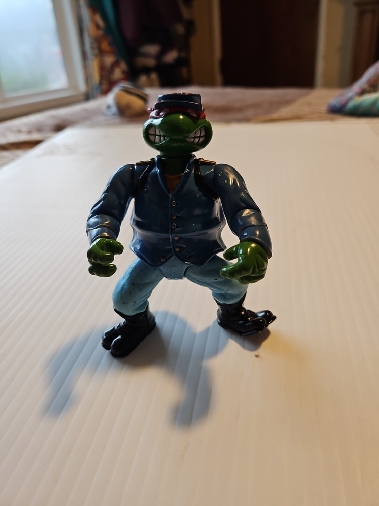 Rare Vintage 1992 TMNT Raphael Civil War Confederate Yankee Doodle Figure