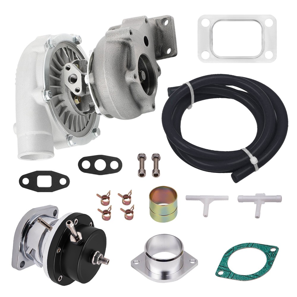 T04E T3/T4 .63 A/R 5 Bolts TURBO TURBOCHARGER Type RS BOV Kit 400+HP