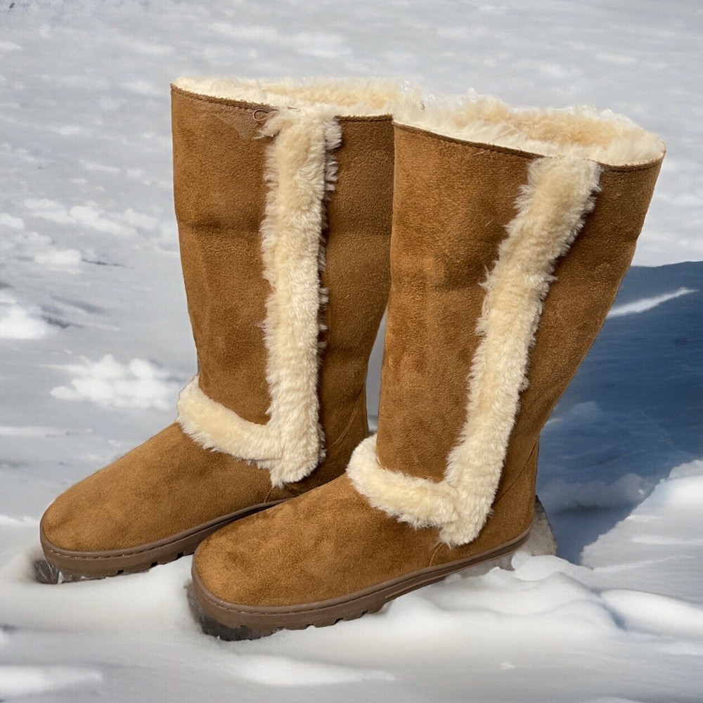 Style & Co Witty Winter Boots - Chestnut - Size: 10M