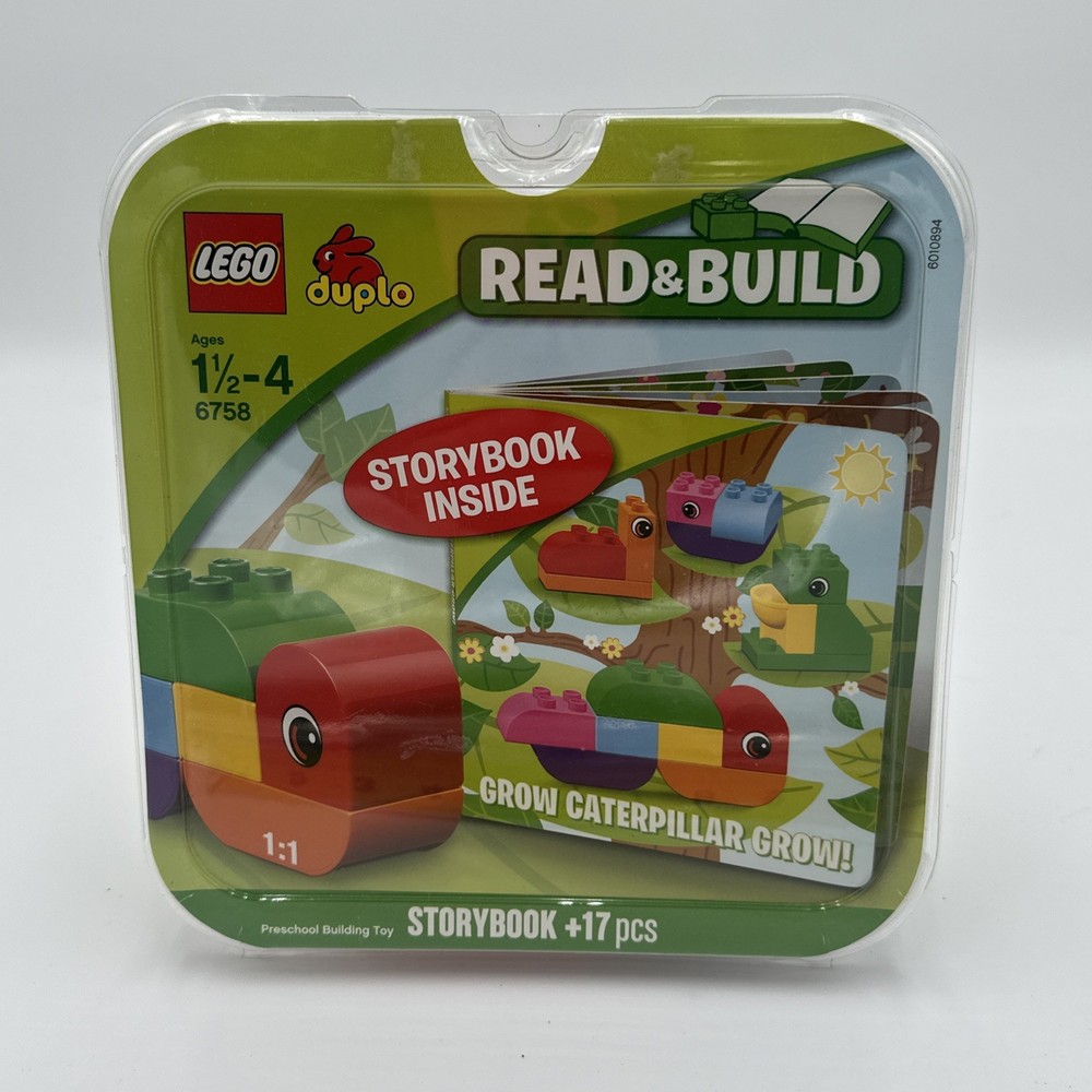 LEGO DUPLO Grow Caterpillar Grow Building Bricks and Storybook Set