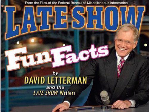 Late Show Fun Facts, Letterman, David,The Late Show Writers,, Very Good Book