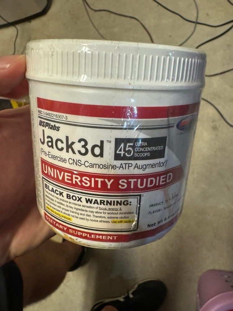 *OG* Jack SEALED Pre-Workout Lemon | NOT MICRO |ADVANCED FORMULA | FREE SHIPPING