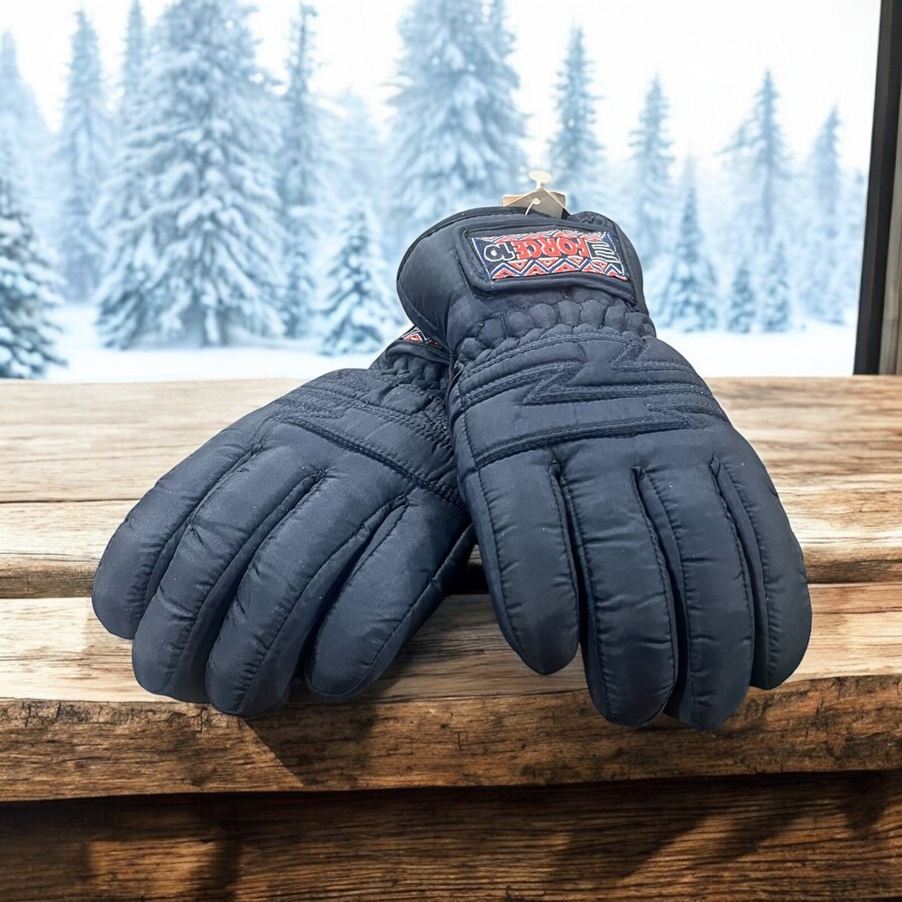 New! Blue Junior Large Winter Snow Ski Gloves Auclair Force 10 Dritex Thinsulate