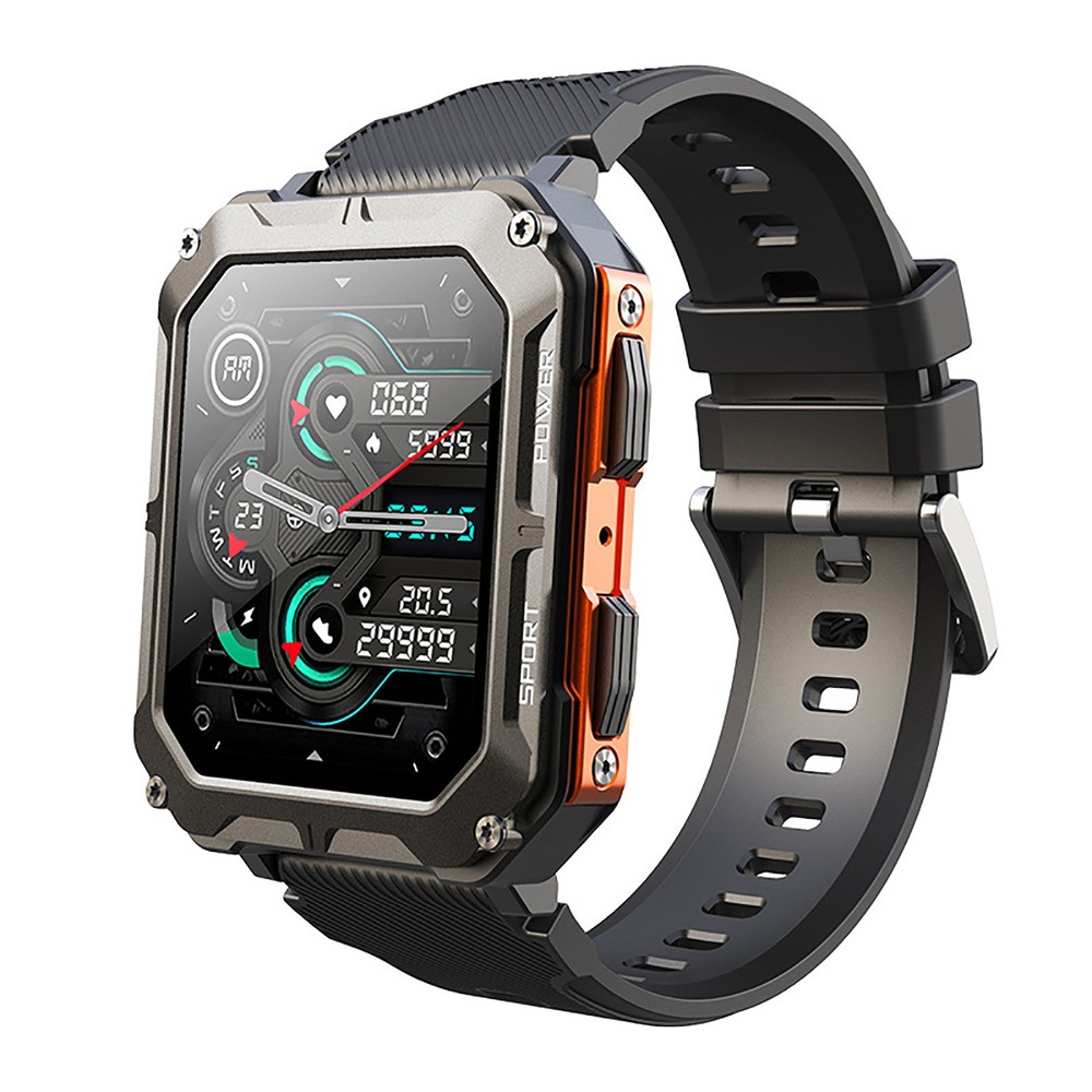 Military Smart Watch for Men(Answer/Make Calls) Rugged Tactical Fitness Tracker