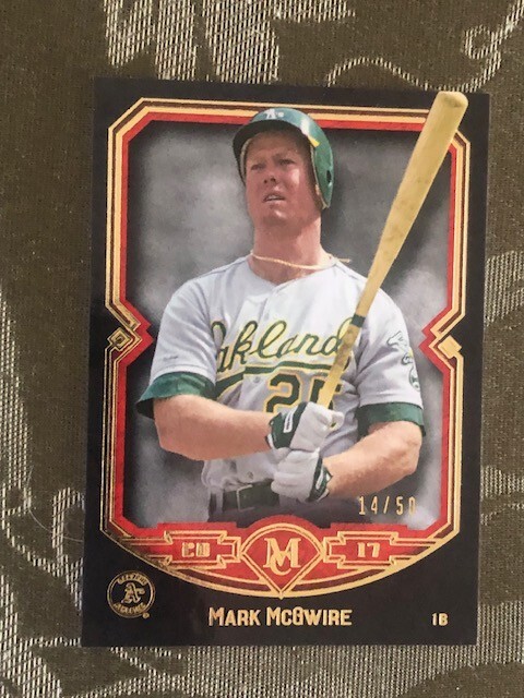 Mark McGwire 2017 Topps Museum Collection Baseball #72 Ruby /50