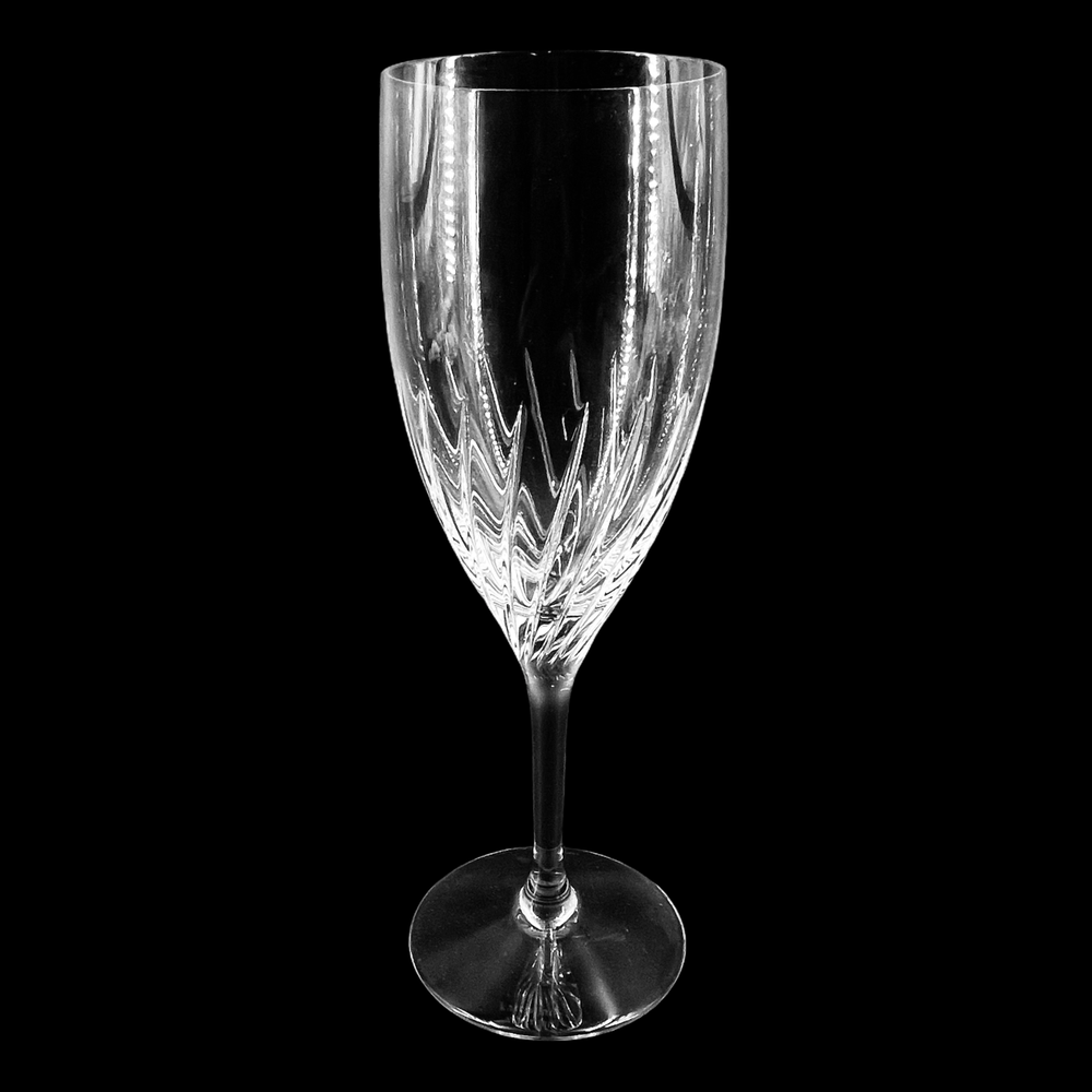 Kate Spade New York Cut Crystal Swirl Goblet All Purpose Wine Water 9