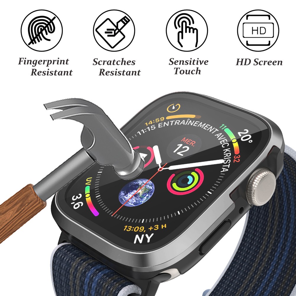 Screen Protector Cover Rugged Case For Apple Watch Series 40/42/44/45/46/49mm