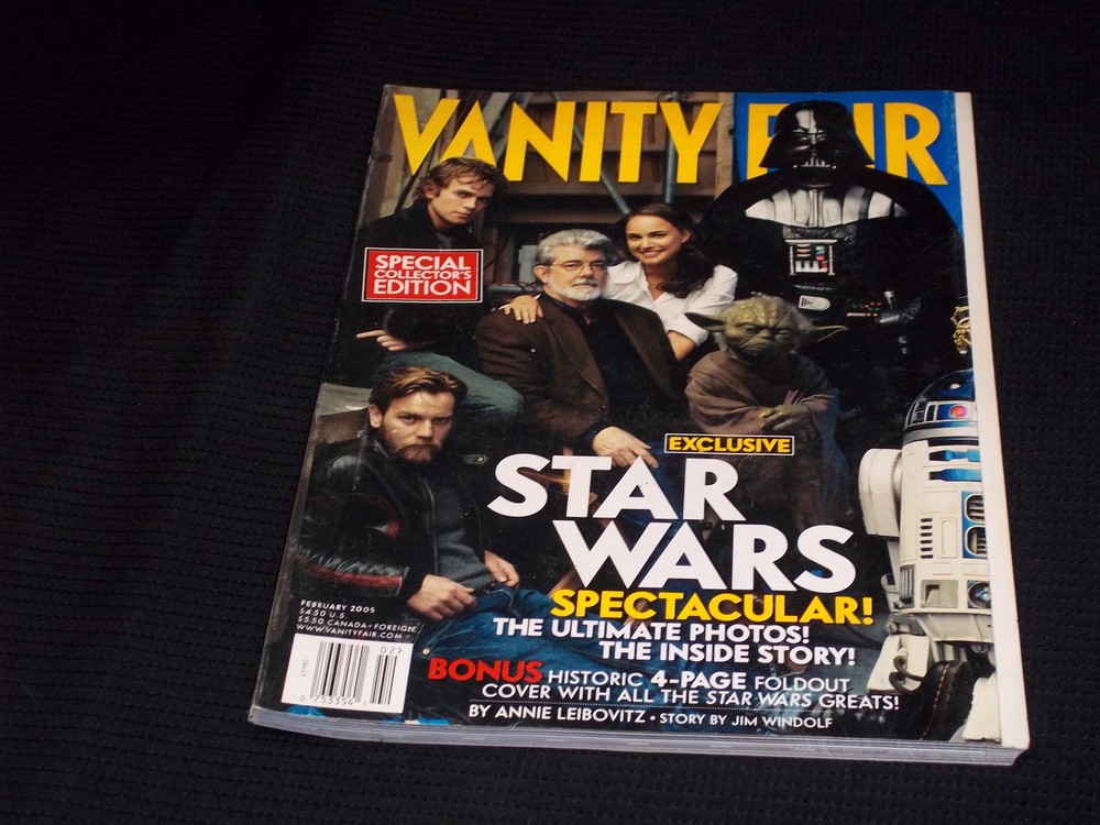 2005 FEBRUARY VANITY FAIR MAGAZINE - STAR WARS FRONT COVER - H 3975