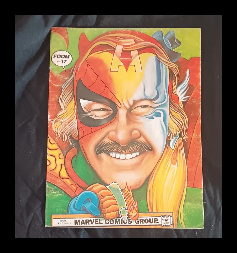 FOOM 17 VF+ STAN LEE ISSUE & EARLY KISS RARE PREVIEW! 1977 MMMS MARVEL FANZINE