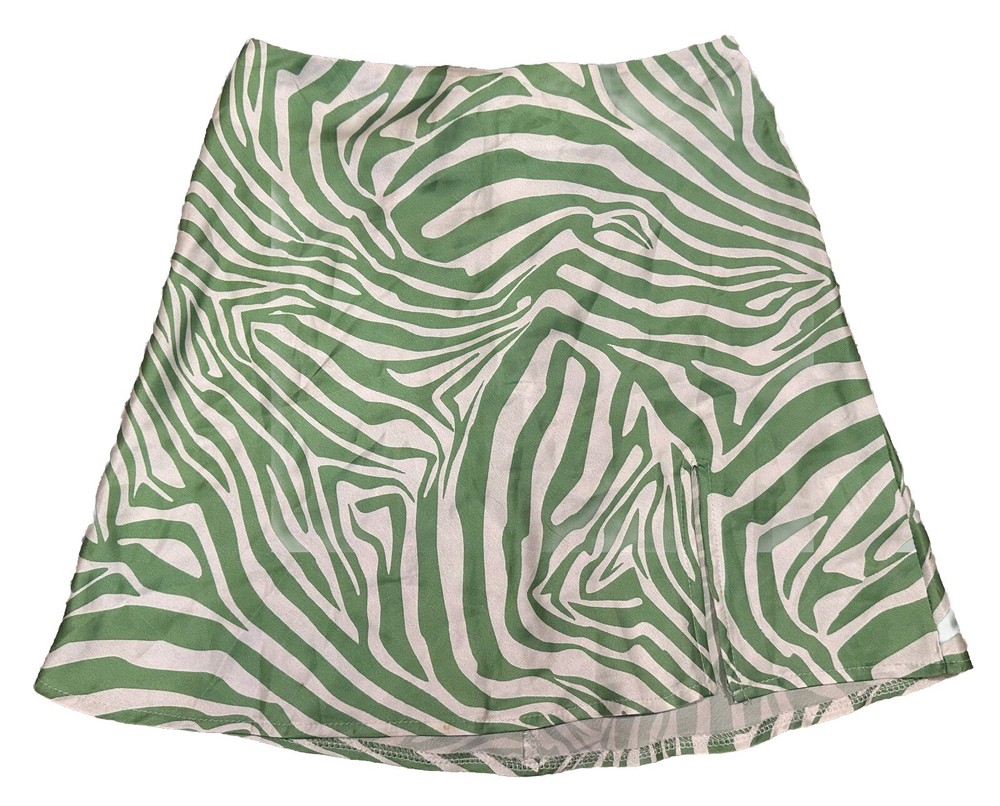 PRINCESS POLLY Clueless Zebra Print Mini Skirt Size 2