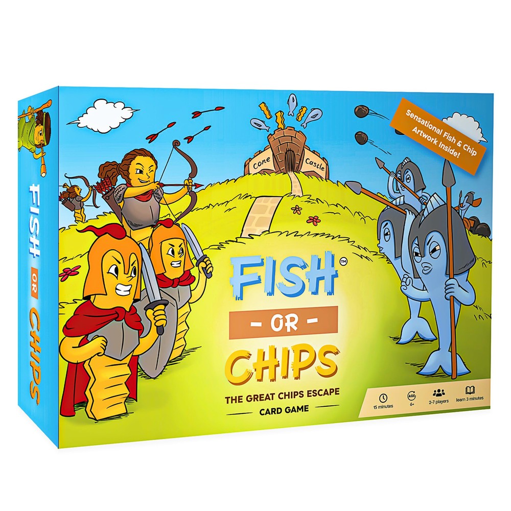 THE GREAT FRIES ESCAPE - Foodie Adventure Card Game for , Easy to Learn Playi...