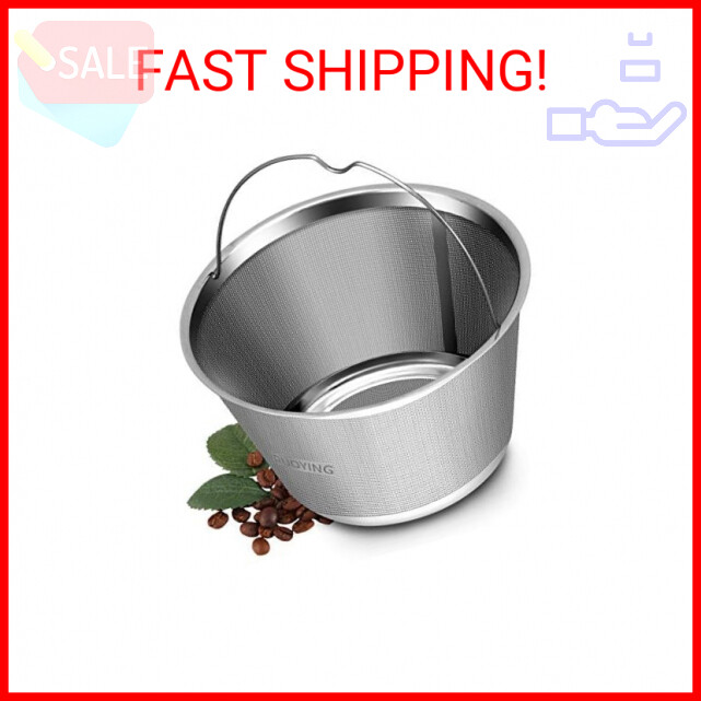 4-5 Cup Reusable Permanent Basket Coffee Filters, Coffee Filters 4 Cup, Perfect