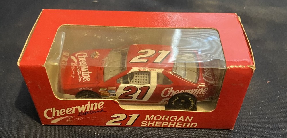 1994 Accurate Miniatures 1:64 Diecast Morgan Shepherd #21 Cheerwine Car - Sealed