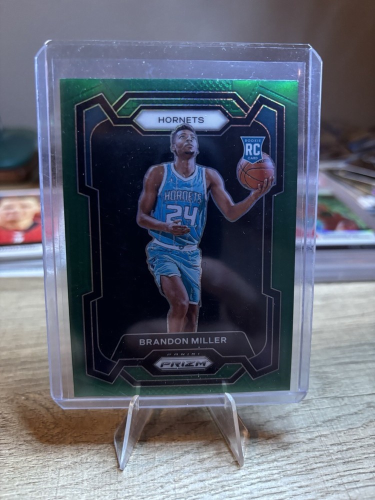 2023-24 Panini Prizm Brandon Miller Green Prizm Rookie #152