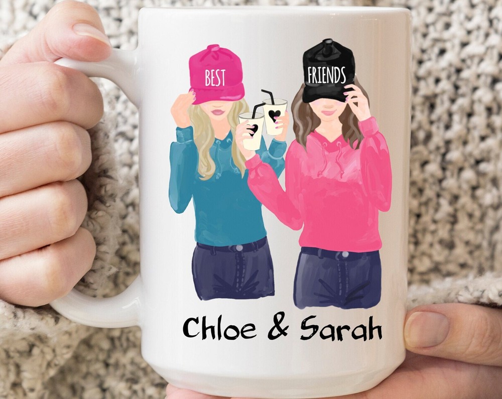Custom Pick Your Hair Mug Personalized Coffee Mug Custom Best Friend Mug Best Fr