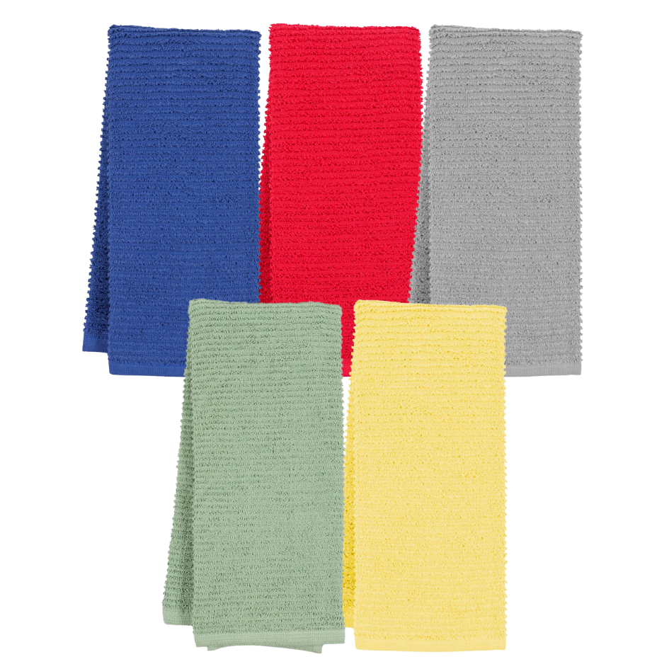 Wave Kitchen Towel, Stylish & Absorbent Towel for Everyday Use, Set of 6 Towels