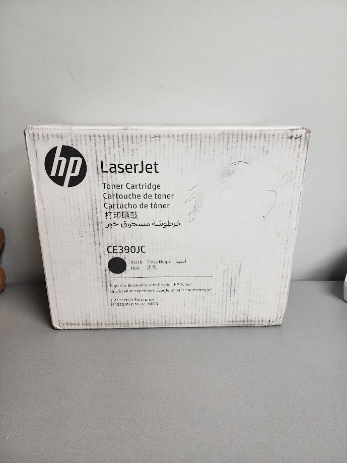 HP CE390JC 90x High Yield  Black Toner Cartridge Genuine New SEALED